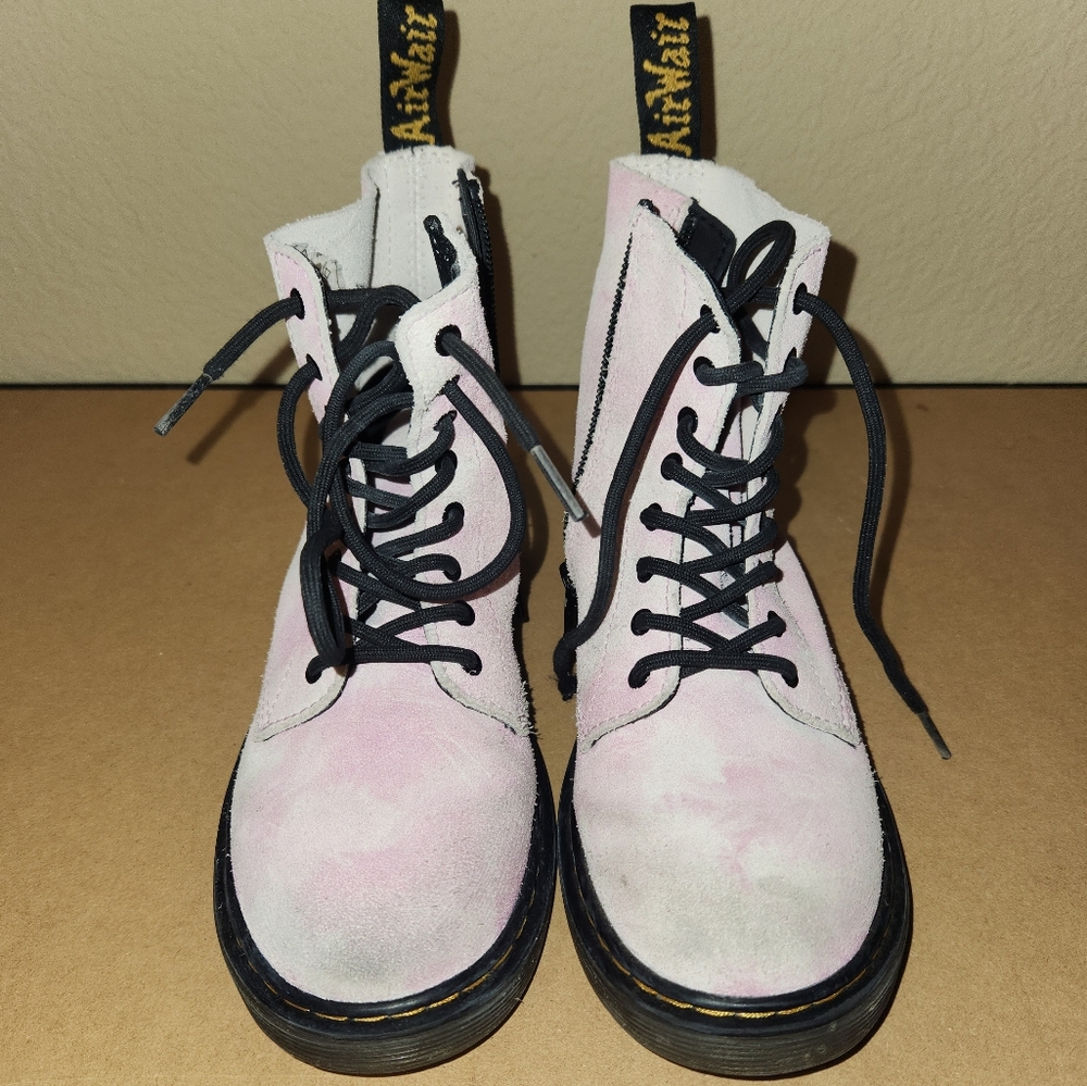 Dr. Martens Junior 1460 Tie Dye Pink Size 3 Youth